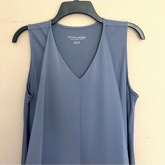 Soft Surroundings Amalfi Layered Midi Dress - Picture 4 of 10